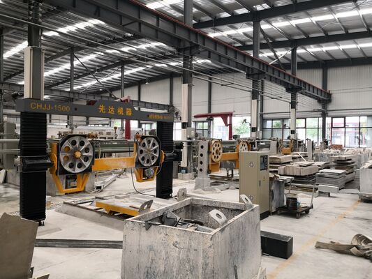 5 Axis CNC Diamond Wire Saw Machine with 11kw Main Motor for 2600 * 3000 * 1500 Stone Processing