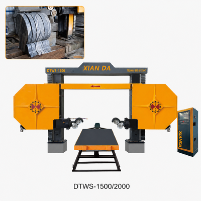 High Speed Cutting Ability Diamond Wire Saw Machine Offering Trolley Size 1500 2500mm and Max Processing Size 2000 3000 1200mm for Cutting