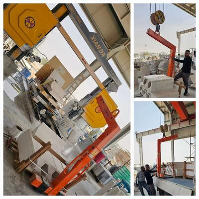 4-Axis CNC Diamond Wire Saw Machine with 360° Servo-Rotary Table and 20-Ton Load Capacity for Stone Cutting