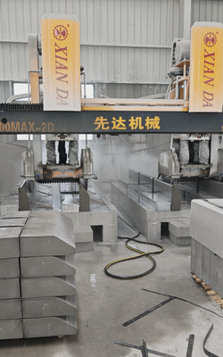Dual Beam Bridge Type CNC Stone Cutting and Milling Machine