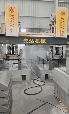Dual Beam Bridge Type CNC Stone Cutting and Milling Machine
