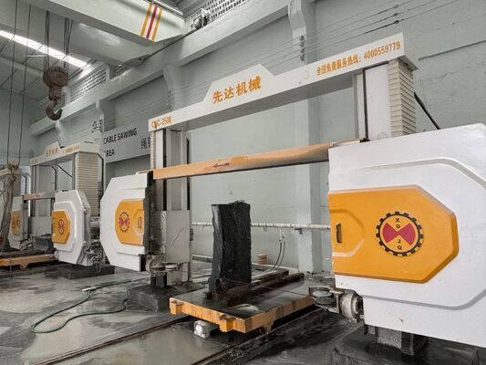 CNC Diamond Wire Saw Machine with 360° Rotating Table and 15KW Spindle for High Cutting Precision
