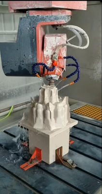 5 Axis Stone CNC Engraving Machine with 7.5KW Heavy-Duty Spindle and 3000×1300mm Processing Table for Omni-Directional 3D Carving