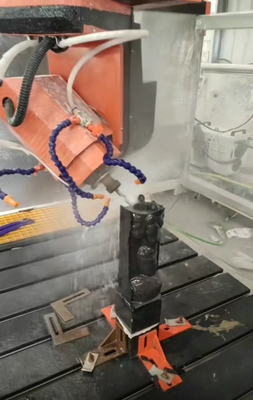 5 Axis Stone CNC Engraving Machine with 7.5KW Heavy-Duty Spindle and 3000×1300mm Processing Table for Omni-Directional 3D Carving