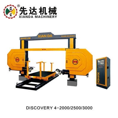 Xianda DISCOVERY 4 Ultimate CNC Diamond Wire Saw Machine | 4-Axis Special-shaped Stone Profiling Machine for Columns, Tombstones & Landscape Stones