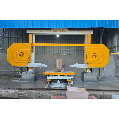 Xianda DISCOVERY 4 Ultimate CNC Diamond Wire Saw Machine | 4-Axis Special-shaped Stone Profiling Machine for Columns, Tombstones & Landscape Stones