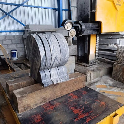 CNC Diamond Wire Saw Machine for Tombstone & Monument Special Shape Contour Cutting