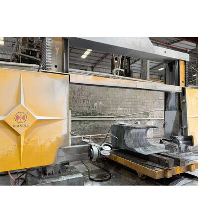 High Efficiency CNC Control Diamond Wire Saw Machine with Four-Spindle Linkage for Stone Cutting