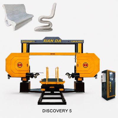 DISCOVERY 5 Axis CNC Diamond Wire Saw Machine for Granite Marble Stone Block Shaping and Cutting