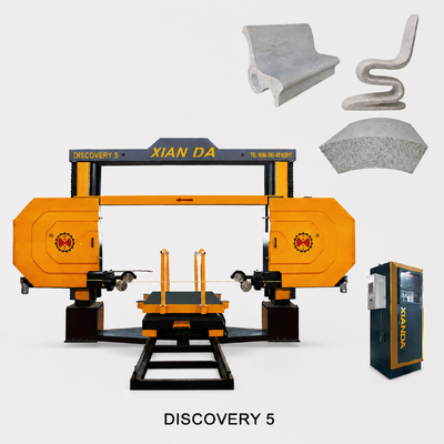 XIANDA High Efficiency CNC Diamond Wire Saw Cutting Machine for Marble Granite Slab Stone Processing