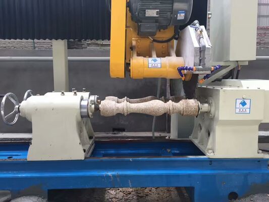 PLC/CNC Control Two Pcs Baluster Cutting Machine For Marble Granite