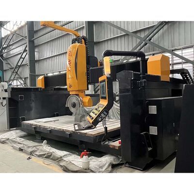 Xianda Trend 600 & Promote 600 5 Axis CNC Bridge Saw Stone Cutting Machine for Granite Quartz Countertop Artificial Stone Mold Milling
