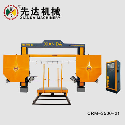 CRM‑3500‑21 / CRM‑3500‑22FW CNC 4 Axis Diamond Wire Saw Machine For Stone Roman Column Arc Slab Cutting