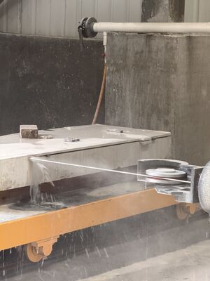 Four-Axis CNC Diamond Wire Saw Machine with 2500×3000×1500mm Max Processing Size and High Precision Reducer & Servo Motor