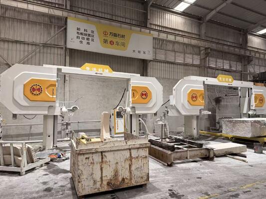 Four-Axis CNC Diamond Wire Saw Machine with Max Processing Size 2500*3000*1500mm and High Precision Reducer & Servo Motor