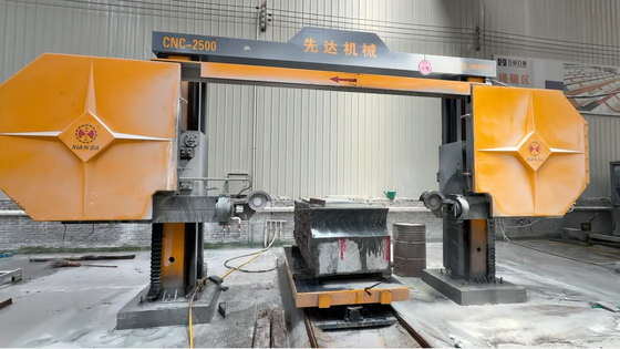 Four-Axis CNC Diamond Wire Saw Machine with Max Processing Size 2500*3000*1500mm and High Precision Reducer & Servo Motor