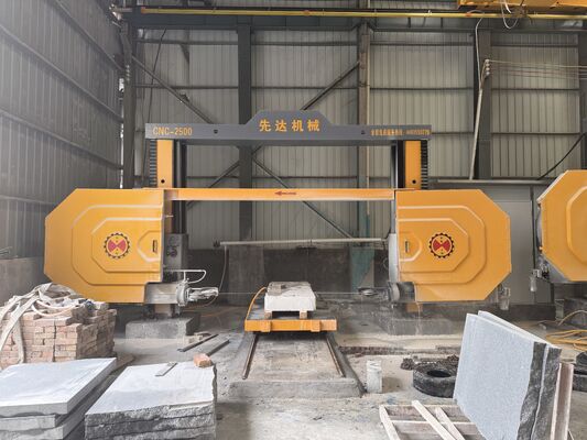 Four-Axis CNC Diamond Wire Saw Machine with Max Processing Size 2500*3000*1500mm and High Precision Reducer & Servo Motor
