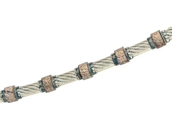 Granite Block Dressing Tools Granite Diamond Wire Saw To Cutting Stone 11mm