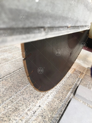 Four Blade Stone Edge Cutting Machine For Column Slab