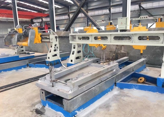 Four Blade Stone Edge Cutting Machine For Column Slab