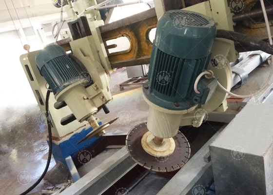 Four Blade Stone Edge Cutting Machine For Column Slab