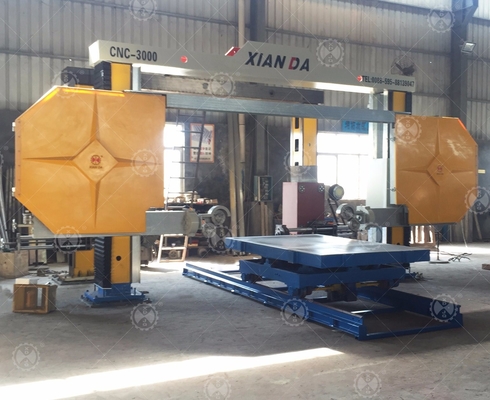Diamond Wire Saw Stone Profiling Cutting Machine 11kw