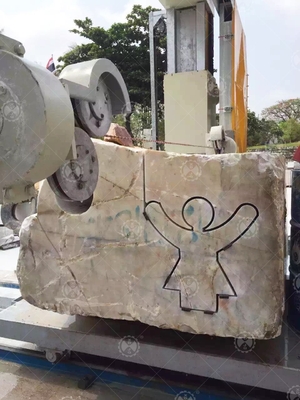 CNC Stone Cutting Machine Diamond Wire Saw Machine For Marble Granite
