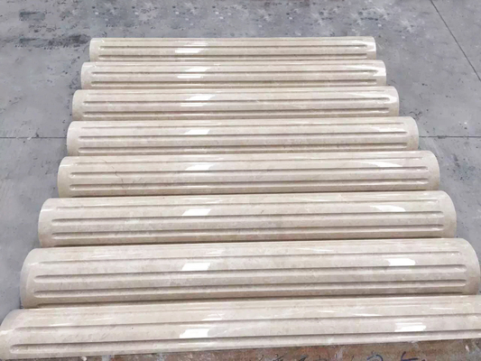 Automatic Roman Pillar Slot Stone Cutting Processing Machine 7.5kw