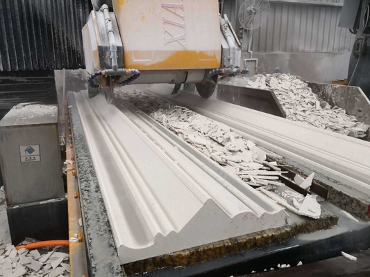 Curve Linear Stone Profile Cutting Machine 15kw For Square Baluster