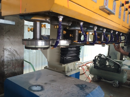 PLC Circular Stone Slab Polishing Machine For Processing Hollow Column