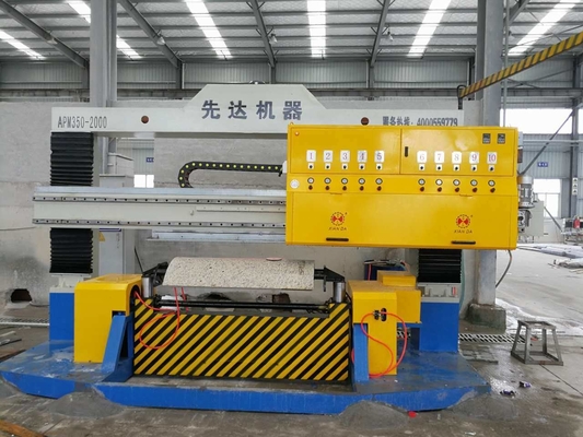 PLC Circular Stone Slab Polishing Machine For Processing Hollow Column