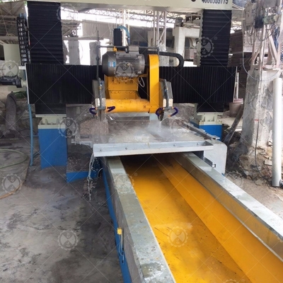 Plc CNC Profile Cutting Machine Two Blades Gantry Type 350mm To 600mm