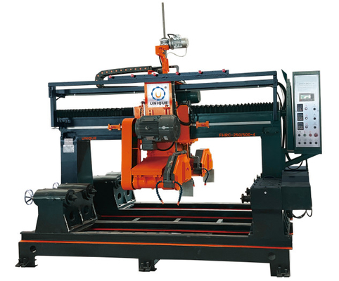 Four PCS Single Pillar Stone Cutting Machine Processing Pillar Column Base Caps
