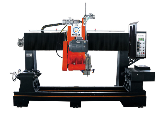 Stone Lathe Machine PLC Single Pillar Stone Cutting Machine Profiling For Balust
